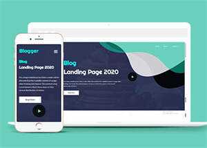 美食自媒体博客类网页模板源码 - 网创&网赚 项目教学