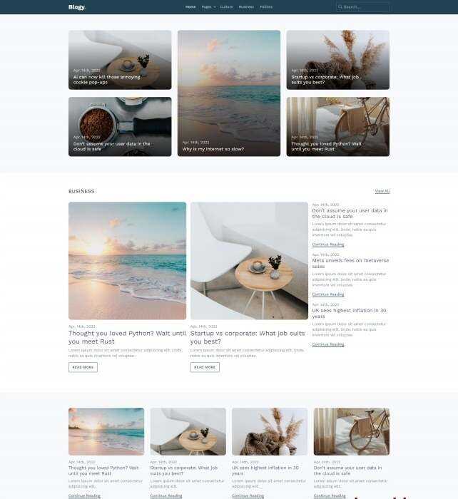 HTML5博客资讯新闻分享网站模板 - 网创&网赚 项目教学