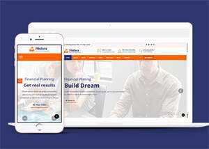 宽屏商业咨询类公司网站模板 - 网创&网赚 项目教学