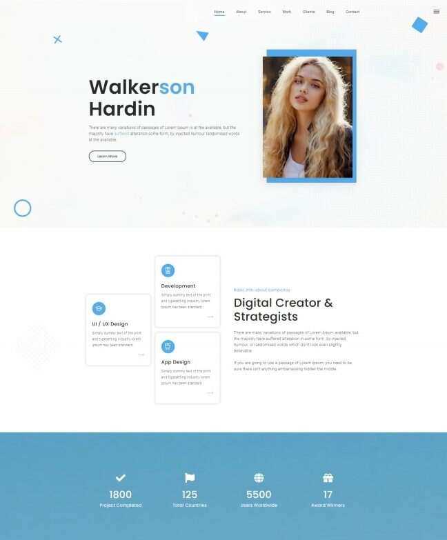 个人设计师工作室宣传网页模板 - 网创&网赚 项目教学