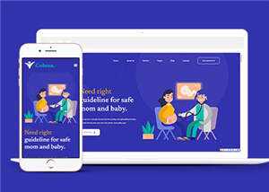 妇幼保健医疗服务网站模板下载 - 网创&网赚 项目教学