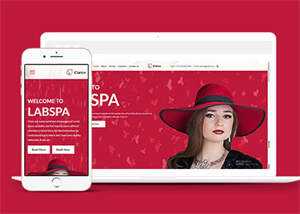 简洁女性护肤品牌企业网站模板 - 网创&网赚 项目教学