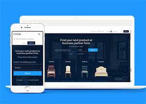宽屏北欧风格家具商城网站模板 - 网创&网赚 项目教学