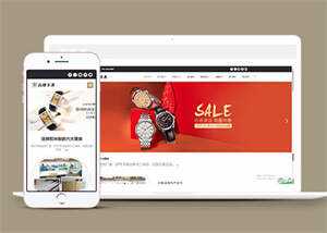品牌钟表手表类网站前端模板下载 - 网创&网赚 项目教学