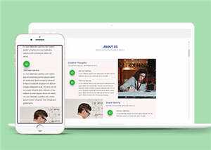 创新产品响应式通用网页模板下载 - 网创&网赚 项目教学