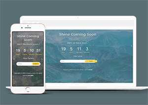 背景图倒计时网站模板源码下载 - 网创&网赚 项目教学