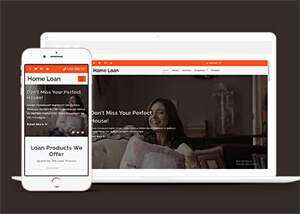 房屋贷款公司官网网站模板下载 - 网创&网赚 项目教学