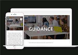 机构介绍动态响应式网页模板下载 - 网创&网赚 项目教学