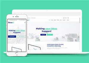创意商务咨询响应式网页模板 - 网创&网赚 项目教学