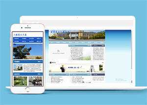 宽屏建筑职业学校类网站前端模板 - 网创&网赚 项目教学