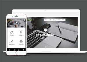 广告设计类营销型网站响应式模板 - 网创&网赚 项目教学
