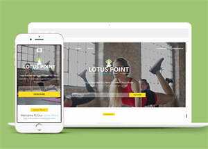 性感女性塑身锻炼类HTML5模板 - 网创&网赚 项目教学