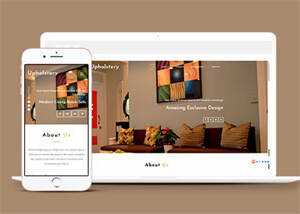 宽屏室内设计视差网站模板下载 - 网创&网赚 项目教学