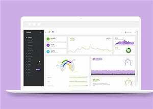 响应式简约后台管理源码模板下载 - 网创&网赚 项目教学