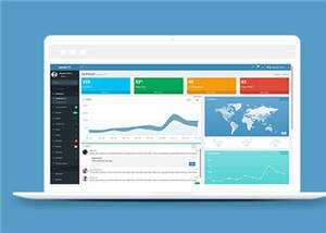 响应式简洁Bootstrap3后台源码模板下载 - 网创&网赚 项目教学