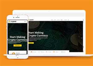 比特币加密货币类网站模板下载 - 网创&网赚 项目教学