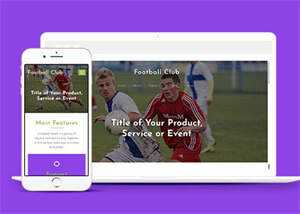 绿色足球竞技俱乐部网站模板 - 网创&网赚 项目教学