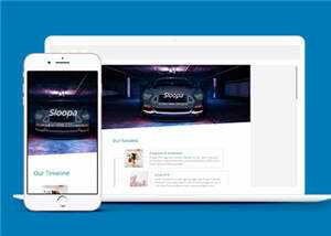 简约产品发展动态展示企业网页模板下载 - 网创&网赚 项目教学