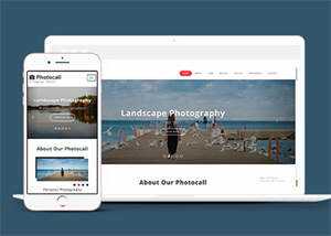 宽屏摄影机构网站模板下载 - 网创&网赚 项目教学