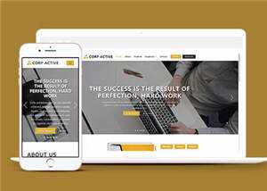 企业活动展示网页源码模板下载 - 网创&网赚 项目教学