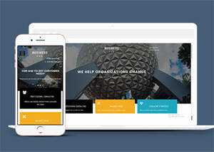 侧边隐藏菜单设计网站模板下载 - 网创&网赚 项目教学