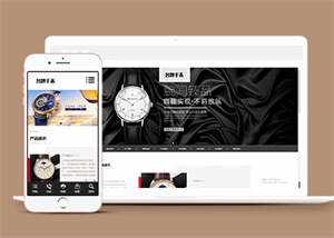 响应式高端名贵手表网站前端模板 - 网创&网赚 项目教学