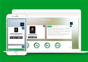 个人站信息触屏版UI套件下载 - 网创&网赚 项目教学