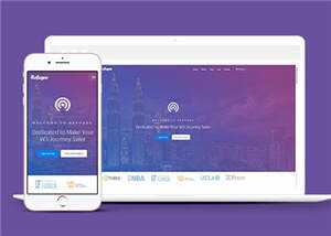 简洁项目介绍展示交互响应式网站模板下载 - 网创&网赚 项目教学