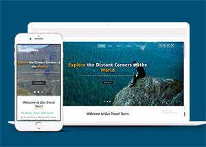 一个人的旅行网站模板下载 - 网创&网赚 项目教学