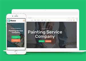 涂料油漆厂家网站模板下载 - 网创&网赚 项目教学