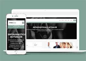 宽屏灰黑色多区块企业网站模板 - 网创&网赚 项目教学