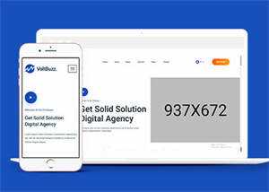 数字科技企业网站HTML模板下载 - 网创&网赚 项目教学
