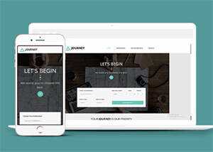 浅蓝色旅行社HTML网站模板下载 - 网创&网赚 项目教学