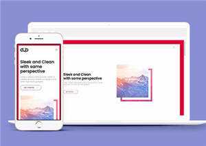 宽屏产品商务展示响应式网页模板下载 - 网创&网赚 项目教学