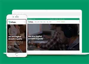 数字软件信息科技公司网站模板 - 网创&网赚 项目教学