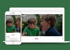 儿童教育学校静态网站模板下载 - 网创&网赚 项目教学