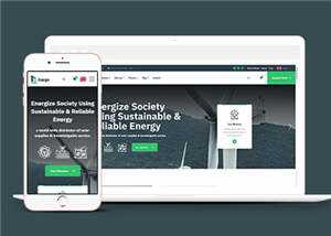 简约新能源技术公司源码模板下载 - 网创&网赚 项目教学