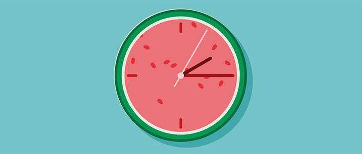 css3可爱卡通西瓜时钟动画特效 - 网创&网赚 项目教学