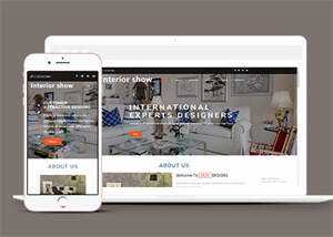 创意室内设计Bootstrap模板下载 - 网创&网赚 项目教学