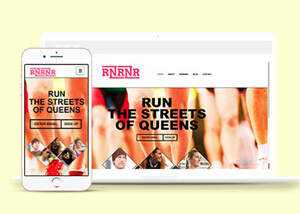 简洁跑步健身俱乐部类网站模板 - 网创&网赚 项目教学