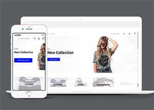 简洁高端时尚时装网店商城模板 - 网创&网赚 项目教学