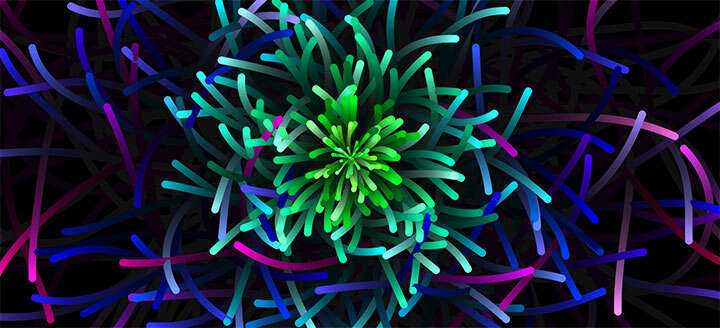 html5 canvas彩色海葵生长背景动画特效 - 网创&网赚 项目教学