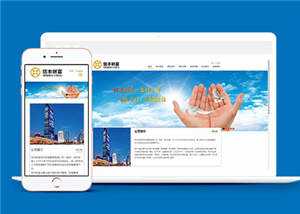 大气财富管理企业网站模板源码下载 - 网创&网赚 项目教学