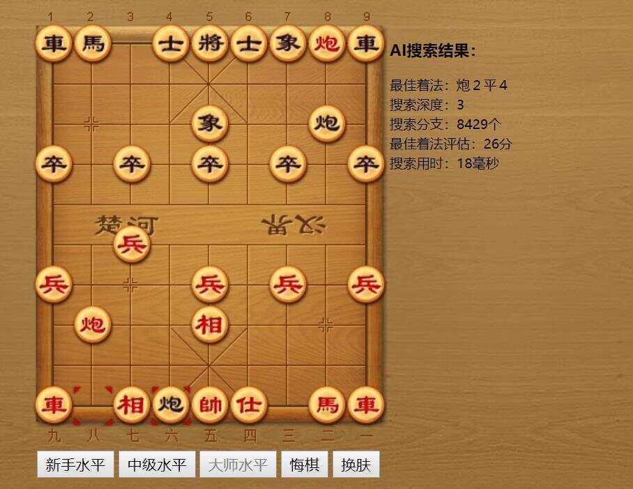 中国象棋AI在线对弈游戏源码 - 网创&网赚 项目教学