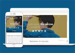 宽屏创意时尚服装网站模板下载 - 网创&网赚 项目教学