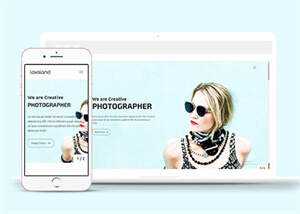 时尚女装展示HTML5网页模板下载 - 网创&网赚 项目教学