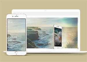 图片视差APP应用网站模板下载 - 网创&网赚 项目教学