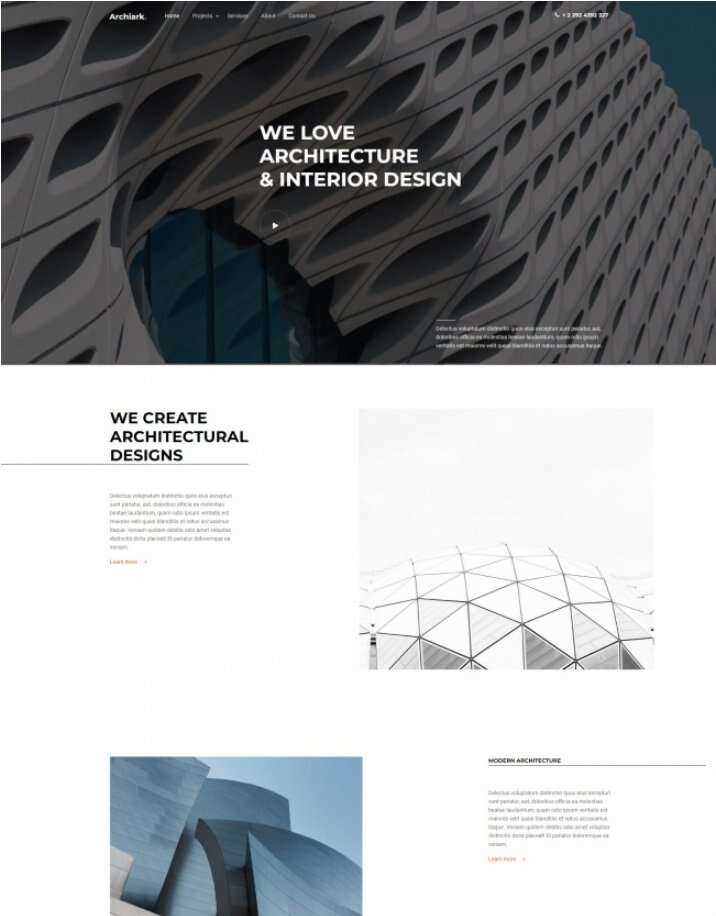 HTML5建筑室内设计公司网站html模板 - 网创&网赚 项目教学