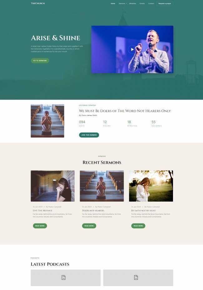 HTML5祈祷祷告线上网站模板 - 网创&网赚 项目教学
