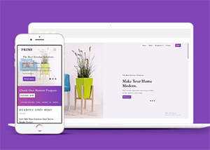 紫色家居装饰公司网站模板下载 - 网创&网赚 项目教学
